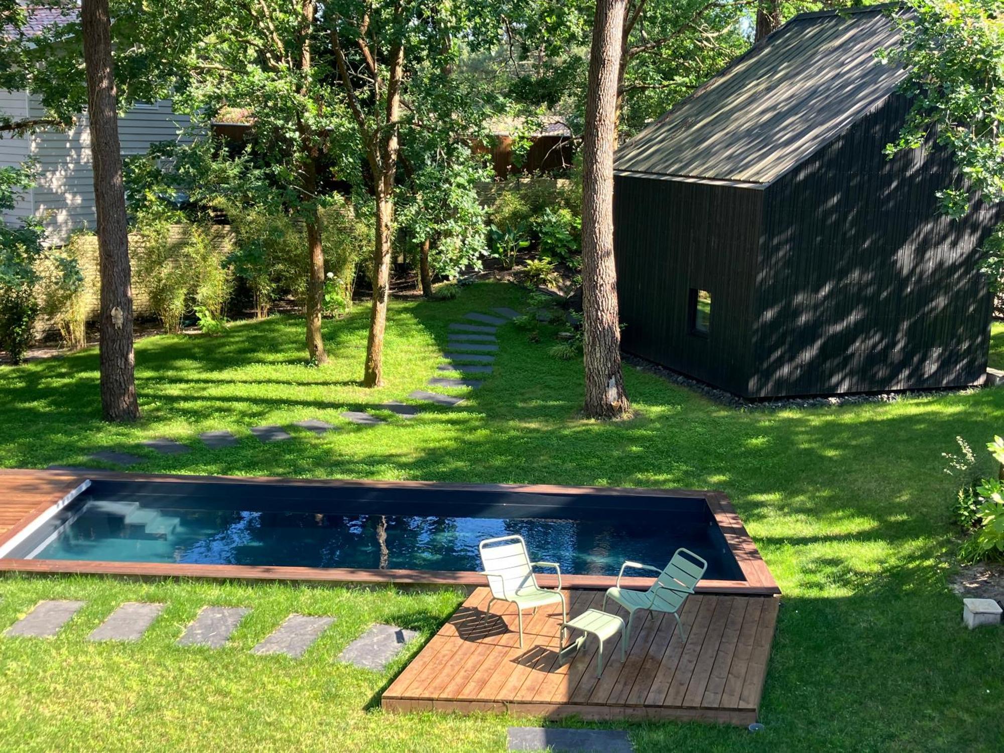 Nouveau - Ecolodge 'Calme Et Nature' - Avec Piscine Au Golf-Lac De Biscarrosse - Couchage 2 Personnes Exterior photo